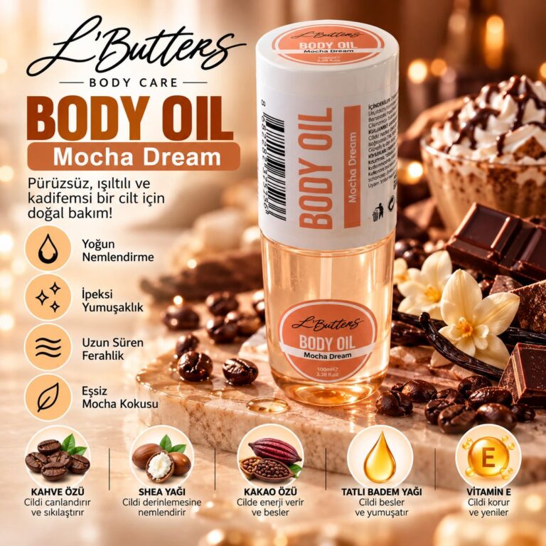 L’Butters Mocha Dream Body Oil 100 ml