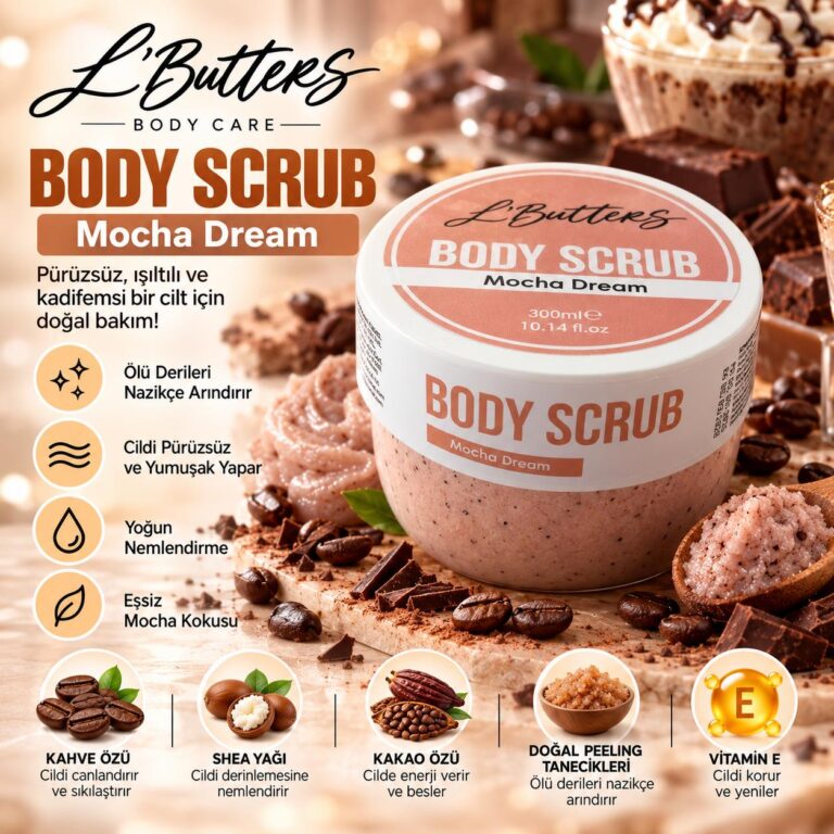 L’Butters Mocha Dream Body Scrub 300 ml