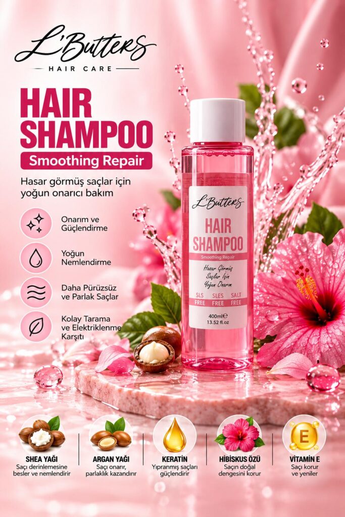L’Butters Hair Shampoo Smoothing Repair 400 ml