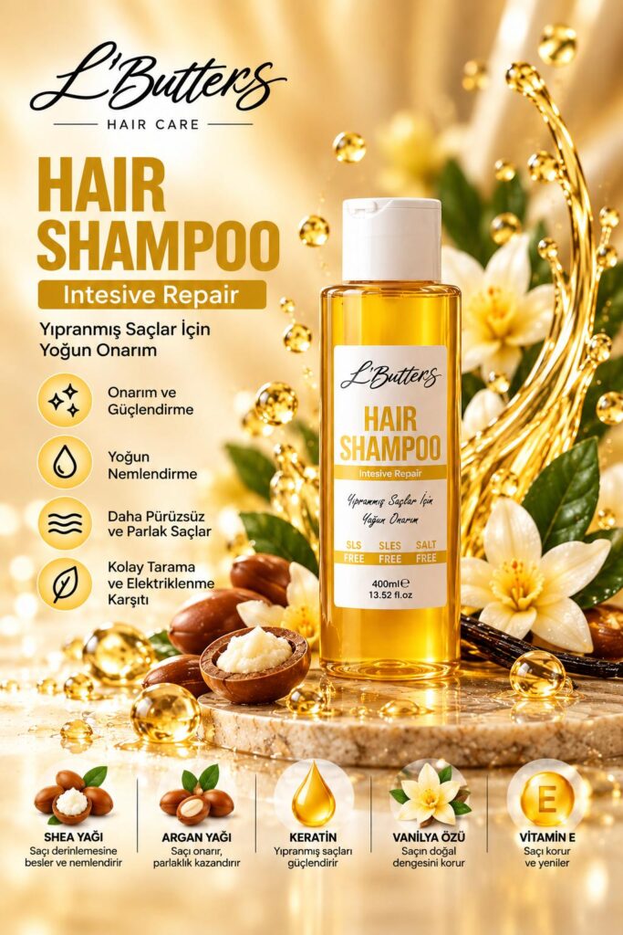 L’Butters Hair Shampoo Intensive Repair 400 ml