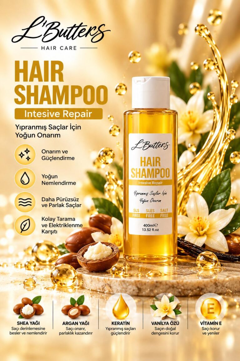 L’Butters Hair Shampoo Intensive Repair 400 ml