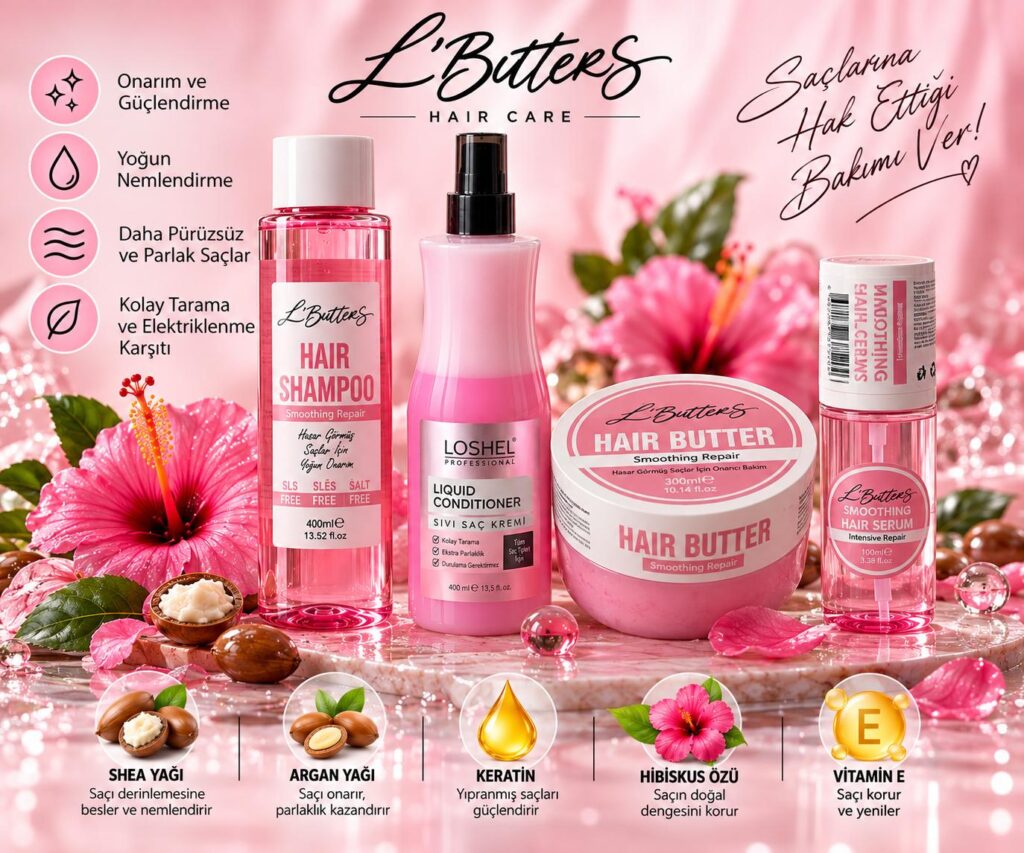 L’Butters Smoothing Repair saç bakım serisi