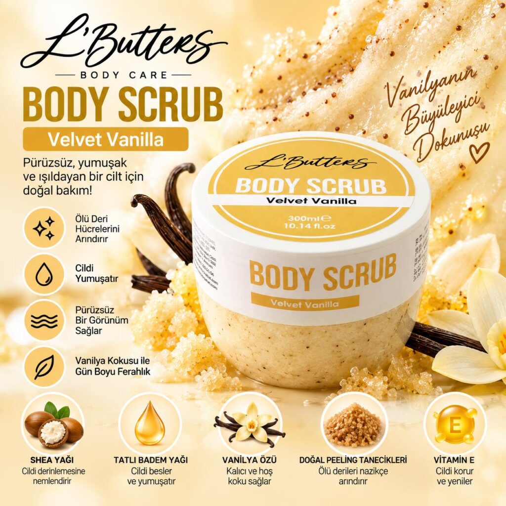 L’Butters Velvet Vanilla Body Scrub