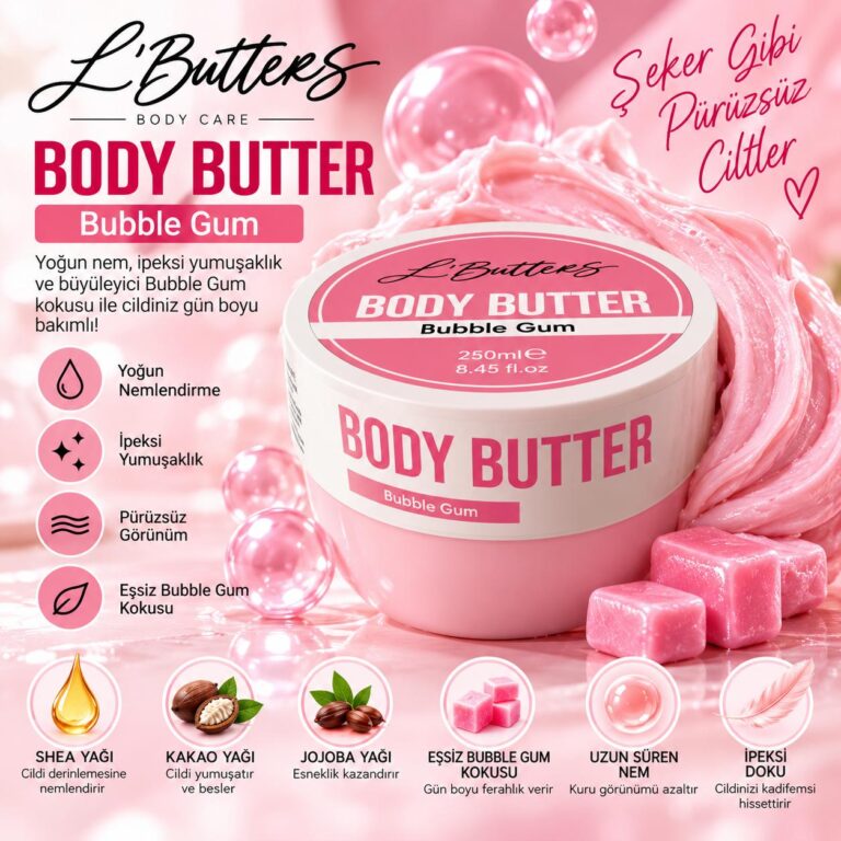 L’Butters Bubble Gum Body Butter 250 ml